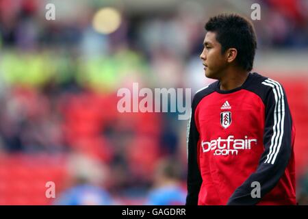 Soccer - FA Barclaycard Premiership - Sunderland v Fulham. Junichi Inamoto of Fulham Stock Photo