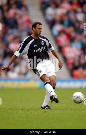 Soccer - FA Barclaycard Premiership - Sunderland v Fulham. Sylvain Legwinski, Fulham Stock Photo