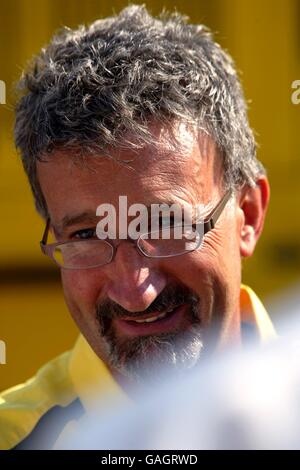 Formula One Motor Racing - Italian Grand Prix - Race. Eddie Jordan, Jordan Team Boss Stock Photo