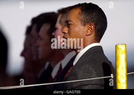 Golf - The 34th Ryder Cup Matches - The Belfry. Tiger Woods during the Opening Ceremony Stock Photo