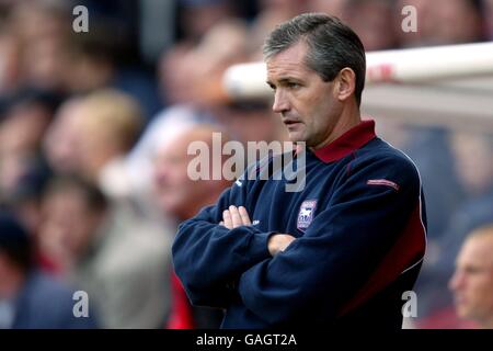 Soccer - Nationwide League Division One - Stoke City v Ipswich Town. Ipswich Town's manager George Burley Stock Photo