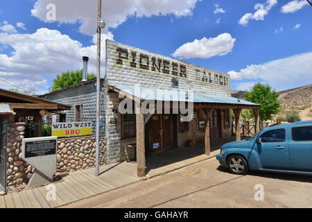 A 19th century Pioneer Saloon in Nevada. Stock Photo