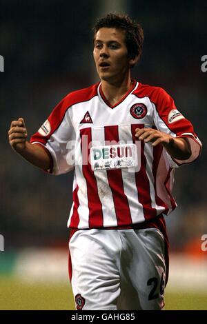 Soccer - Worthington Cup - Fourth Round - Sheffield United v Sunderland. Jon Harley, Sheffield United Stock Photo