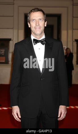 Hugh Laurie arrives for the 2008 Orange British Academy Film Awards (BAFTAs) at the Royal Opera House in Covent Garden, central London. Stock Photo