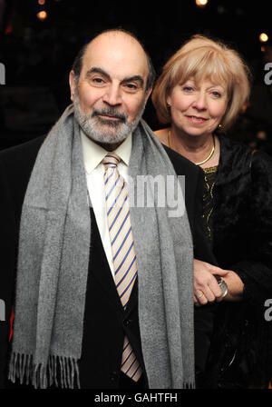 David Suchet, wife Sheila Ferris and daughter Katherine attending the