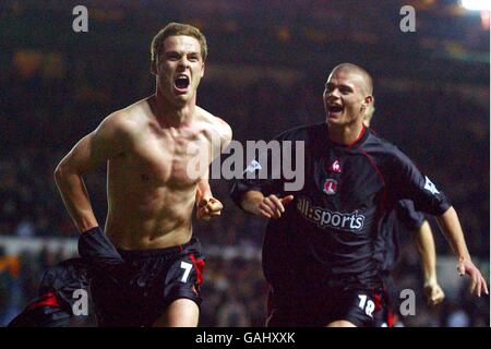 Soccer - FA Barclaycard Premiership - Leeds United v Charlton Athletic Stock Photo