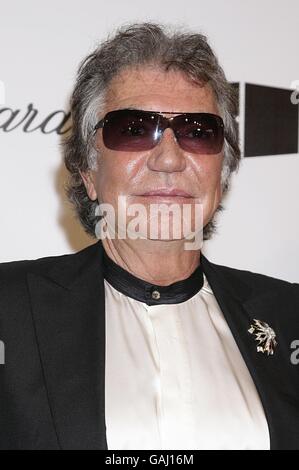 Roberto Cavalli arrives for the 16th Annual Sir Elton John AIDS Foundation Oscar Party at the Pacific Design Centre in Los Angeles. Stock Photo