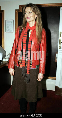 Natascha McElhone arrives for a special screening of Fade To Black at The Electric Cinema in west London. Stock Photo