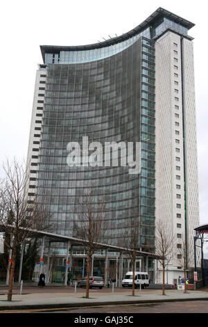 Buildings and Landmarks - Empress State Building - London Stock Photo