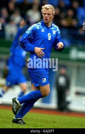 Eidur Gudjohnsen, Iceland Stock Photo - Alamy
