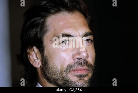 Javier Bardem arrives for the 2008 Orange British Academy Film Awards (BAFTAs) at the Royal Opera House in Covent Garden, central London. Stock Photo
