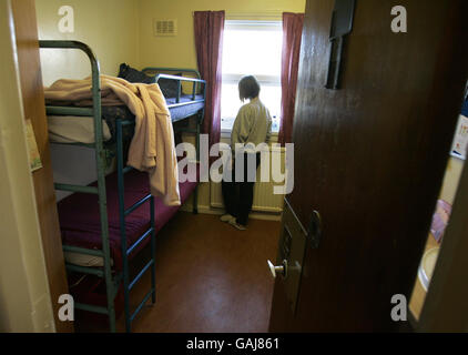 A female prisoner in a cell at Cornton Vale prison Scotland's only ...