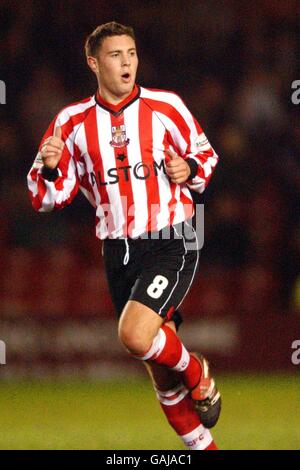 Soccer - LDV Vans Trophy - Northern Section - Lincoln City v Shrewsbury Town. Adam Buckley, Lincoln City Stock Photo