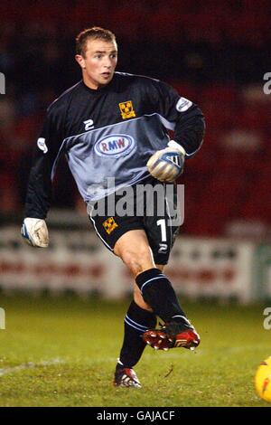 Soccer - LDV Vans Trophy - Northern Section - Lincoln City v Shrewsbury Town. Ian Dunbavin, Shrewsbury Town goalkeeper Stock Photo