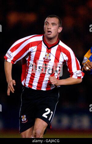 Soccer - LDV Vans Trophy - Northern Section - Lincoln City v Shrewsbury Town. Scott Willis, Lincoln City Stock Photo