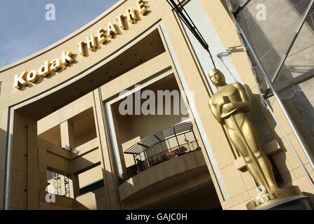 Oscar Preparations - Los Angeles Stock Photo
