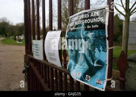 Landmarks - Nunhead Cemetery - Southwark Stock Photo