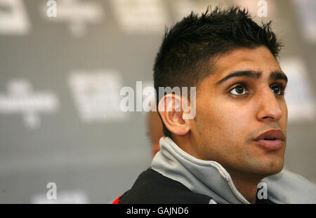 Boxing - Amir Khan Press Call - Bolton Arena Stock Photo