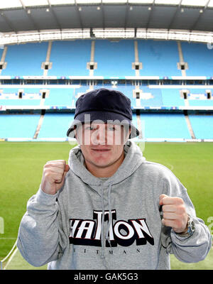 Boxing - Ricky Hatton Press Conference - City Of Manchester Stadium Stock Photo