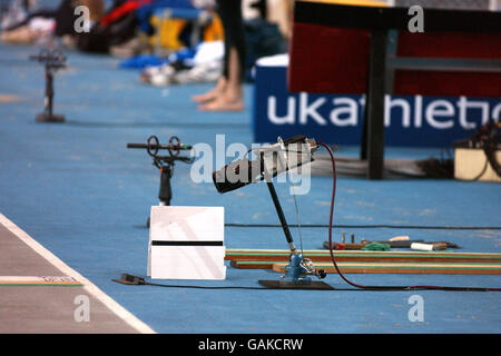 Athletics - Norwich Union International - Kelvin Hall, Glasgow Stock Photo