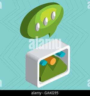 isolated icon design Stock Vector