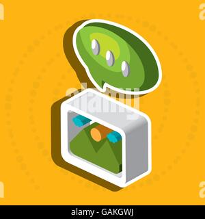 isolated icon design Stock Vector