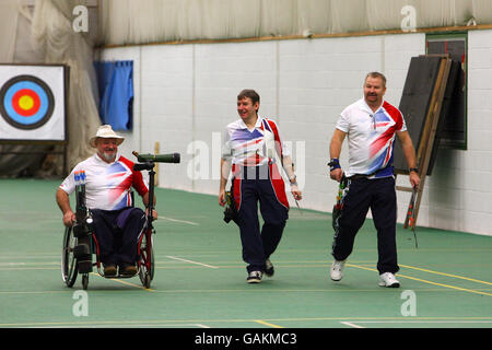 Archery - British Paralympic Association - Training - Lilleshall National Sports Centre Stock Photo