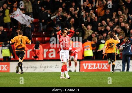 Soccer - Coca-Cola Football League Championship - Charlton Athletic v Wolverhampton Wanderers - The Valley Stock Photo