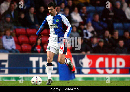 Soccer - AXA FA Cup - Fourth Round - Blackburn Rovers v Sunderland. Blackburn Rovers' Keith Gillespie in action Stock Photo