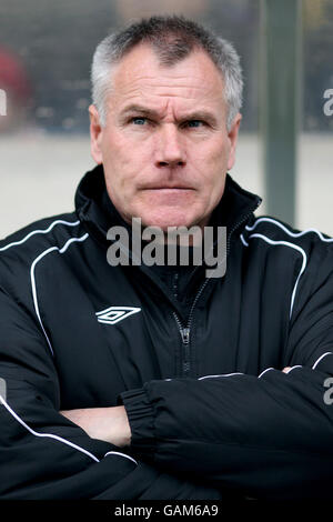 Stevenage Borough's Manager Peter Taylor shows his disappiontment after ...