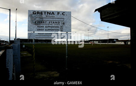 Soccer - Clydesdale Bank Premier League - Raydale Park Feature Stock Photo