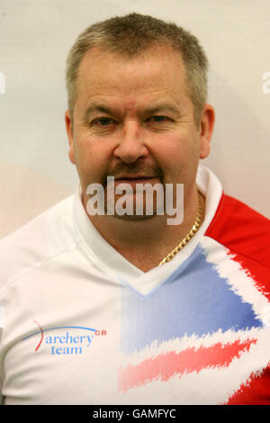 Archery - British Paralympic Association - Training - Lilleshall National Sports Centre Stock Photo