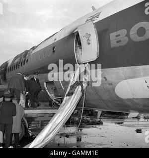 Disasters - Boeing 707 Heathrow Crash Stock Photo