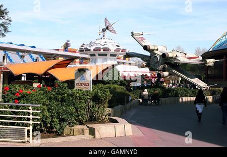 15th Anniversary Celebration of Disneyland - Paris. General view of Disneyland Paris. Stock Photo