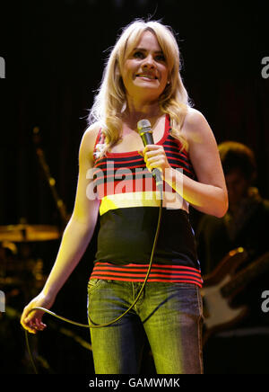 Duffy performing on stage during the Teenage Cancer Trust week of gigs, at the Royal Albert Hall in west London. Stock Photo
