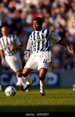 Soccer - FA Barclaycard Premiership - West Bromwich Albion v Chelsea. Ifeanyi Udeze, West Bromwich Albion Stock Photo