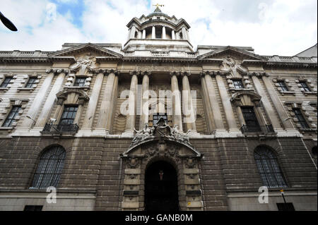 The Central Criminal Court - Old Bailey - London. A general view of the Central Criminal Court, Old Bailey Stock Photo