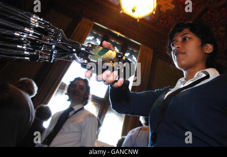 Robotics reception in the House of Commons Stock Photo