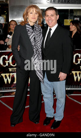 Margaret Martin and Aldo Scrofani attend the opening night of Gone With the Wind at the New London Theatre on Drury Lane, London. Stock Photo