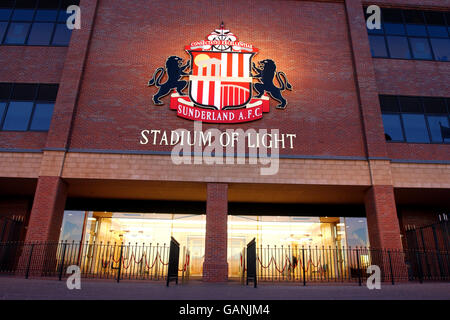 Soccer - FA Barclaycard Premiership - Sunderland. The Stadium of LIght, home of Sunderland Stock Photo