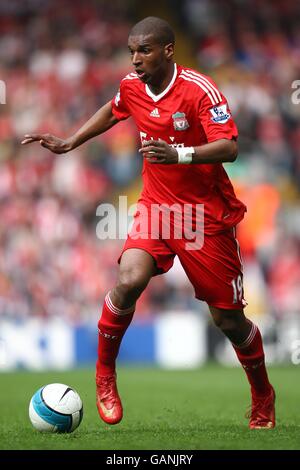 Soccer - Barclays Premier League - Liverpool v Manchester City - Anfield. Ryan Babel, Liverpool Stock Photo