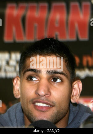 Boxing - Amir Khan Press Conference - The Mayfair Hotel Stock Photo - Alamy