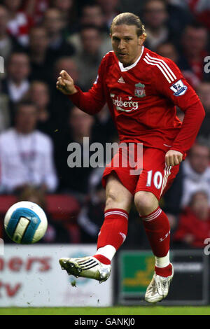 Soccer - Barclays Premier League - Liverpool v Manchester City - Anfield. Andriy Voronin, Liverpool Stock Photo