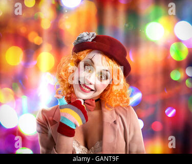 Party clown Stock Photo