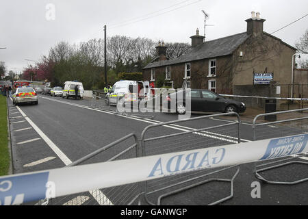 Four killed in house fire Stock Photo