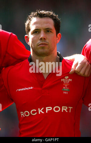 Rugby Union - The RBS Six Nations Championship - Wales v Ireland. Gareth Cooper, Wales Stock Photo