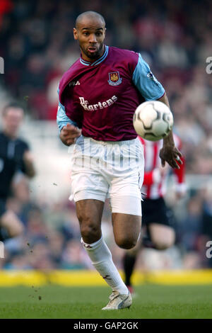 Soccer - FA Barclaycard Premiership - West Ham United v Sunderland. Frederic Kanoute, West Ham United Stock Photo