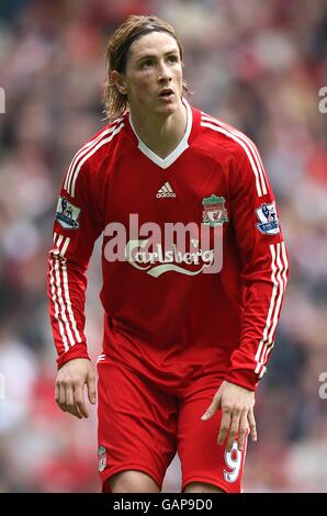 Soccer - Barclays Premier League - Liverpool v Manchester City - Anfield. Fernando Torres, Liverpool Stock Photo