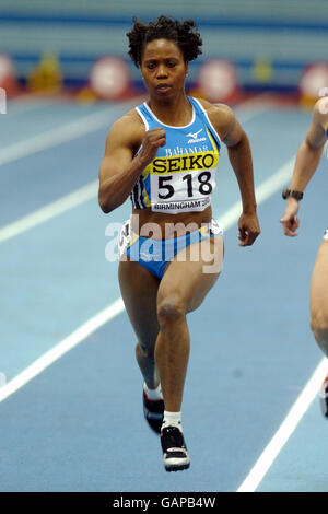 Bahama's Chandra Sturrup in action during the Women's 60m Heats Stock Photo