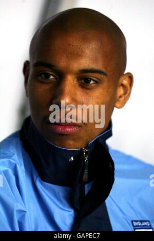 Soccer - European Under 21 Championships 2004 Qualifier - Group Seven - England v Turkey. Jordan Stewart, England Stock Photo